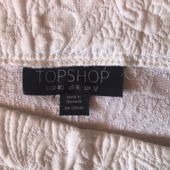 TOPSHOP skirt with embroidery at the bottom - Picture 4 of 4